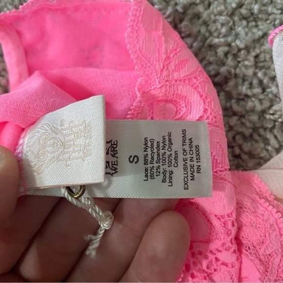 We Are Hah By Free People Maid To Wear Bodysuit hot pink small - Picture 5 of 8